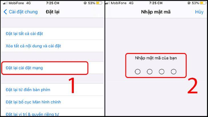 Kiểm tra và cài lại cài đặt mạng